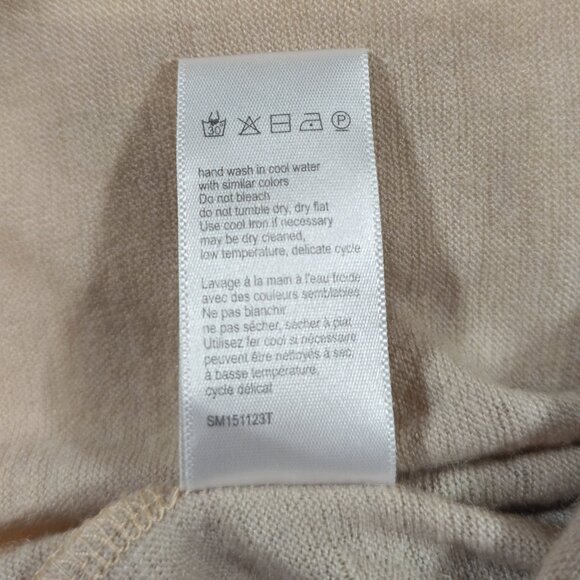 Lili's Loft Beige Lace Trimmed Hi/Lo Shirt XL - Picture 7 of 8